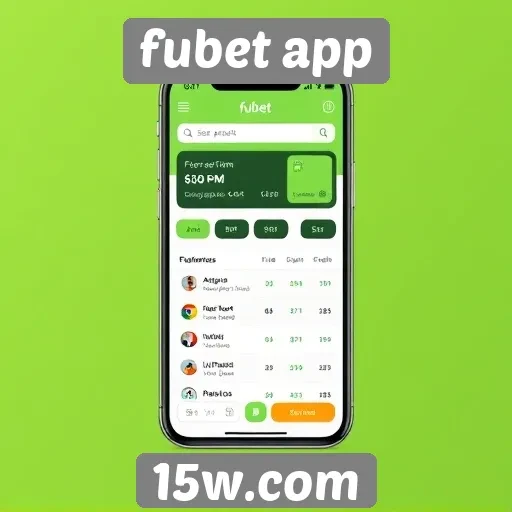 Interface intuitiva do Fubet App facilita navegação